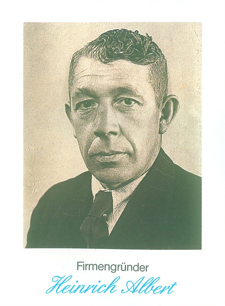 Porträt des Firmengründers Heinrich Albert